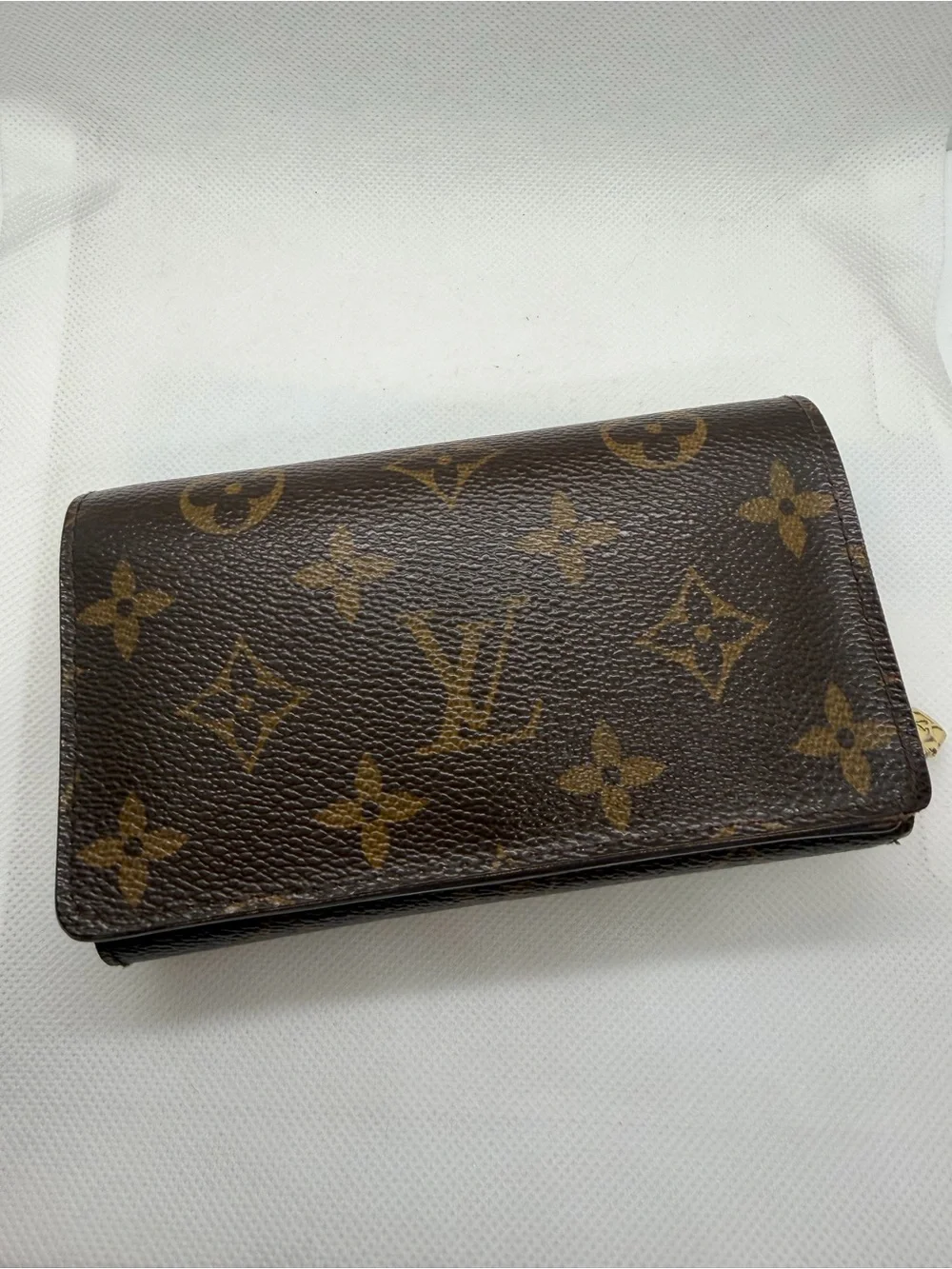 Louis Vuitton Monogram Canvas Long Wallet - Brown and Gold